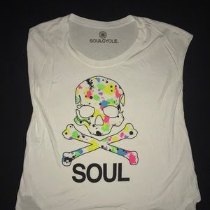 Cotton skull tee shirt